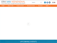 Tablet Screenshot of erikvanveenendaal.nl
